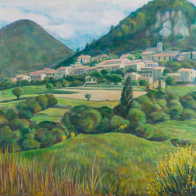 Seguret I - Acryl auf Malgrund 50 x 50 cm